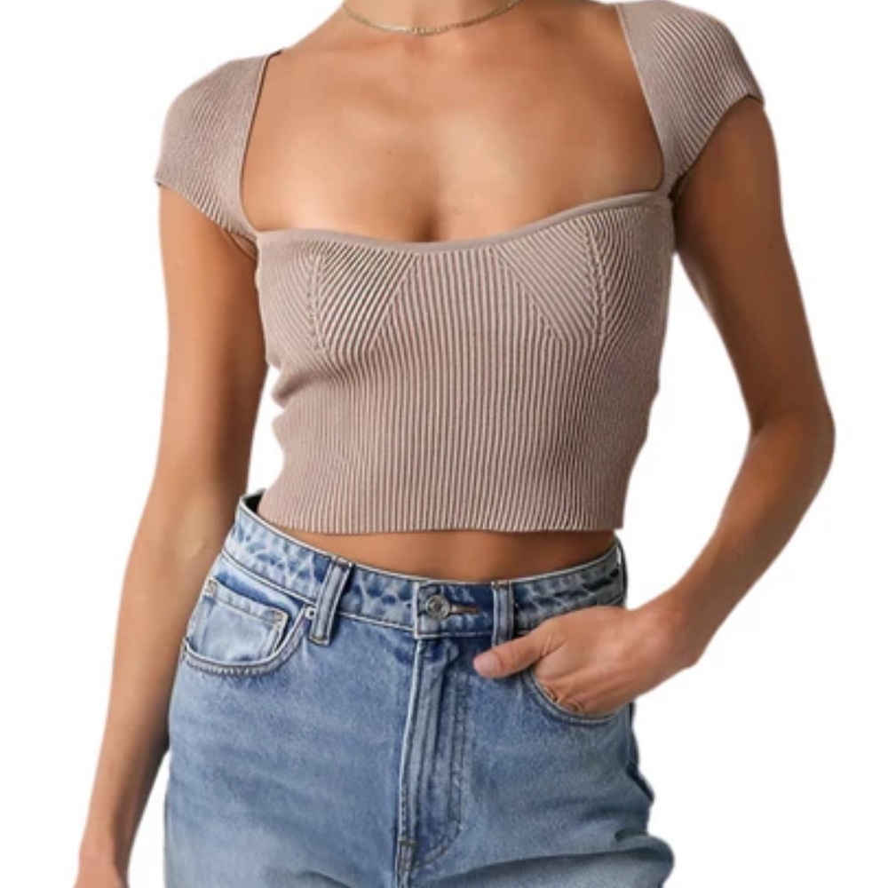 House of Harlow Cap sleeve Neck Sleeveless Top - size small